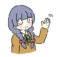 Talking girls Sticker sticker #9898548