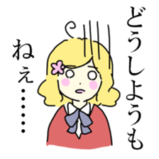 Talking girls Sticker sticker #9898554