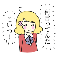 Talking girls Sticker sticker #9898558