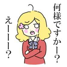 Talking girls Sticker sticker #9898559