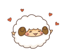 Fluffy"HITSUJIDAMA"3 sticker #9898841