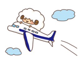 Fluffy"HITSUJIDAMA"3 sticker #9898853