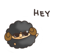 Fluffy"HITSUJIDAMA"3 sticker #9898855