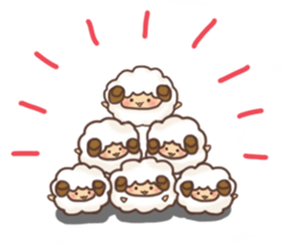 Fluffy"HITSUJIDAMA"3 sticker #9898859