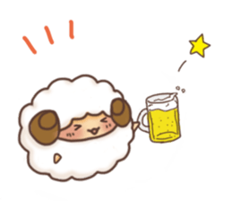 Fluffy"HITSUJIDAMA"3 sticker #9898861