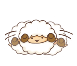 Fluffy"HITSUJIDAMA"3 sticker #9898863