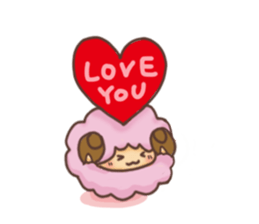 Fluffy"HITSUJIDAMA"3 sticker #9898864