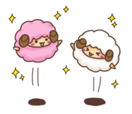 Fluffy"HITSUJIDAMA"3 sticker #9898867