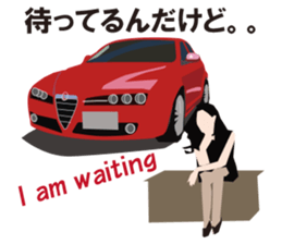 My favorite cars English and Japanese sticker #9898891