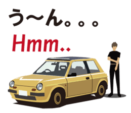 My favorite cars English and Japanese sticker #9898902