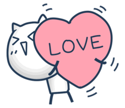 Sharp Tongue Cat(ver.T) sticker #9899091