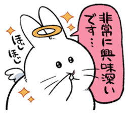 super cute angel rabbit sticker #9899328