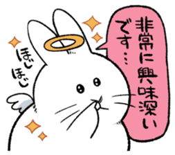 super cute angel rabbit sticker #9899328