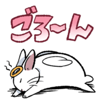 super cute angel rabbit sticker #9899333