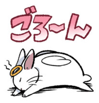 super cute angel rabbit sticker #9899333