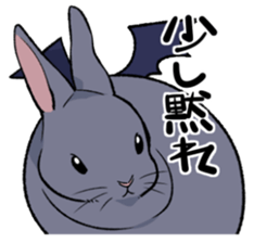 super cute devil Rabbit sticker #9899403