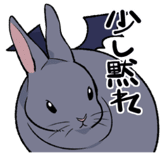 super cute devil Rabbit sticker #9899403