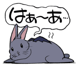 super cute devil Rabbit sticker #9899410