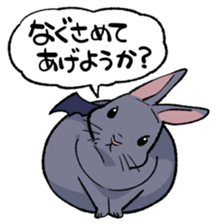 super cute devil Rabbit sticker #9899414