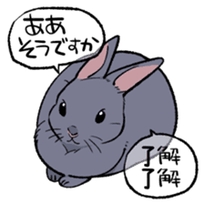 super cute devil Rabbit sticker #9899420