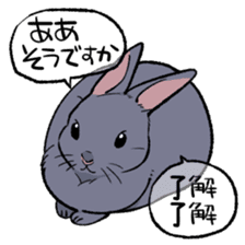 super cute devil Rabbit sticker #9899420