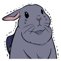 super cute devil Rabbit sticker #9899422