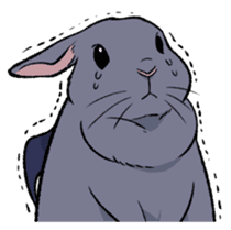 super cute devil Rabbit sticker #9899422