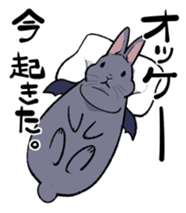 super cute devil Rabbit sticker #9899429