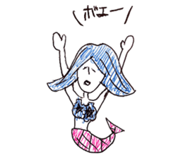 sirenachan to yukai na nakamatachi sticker #9899520