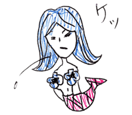 sirenachan to yukai na nakamatachi sticker #9899531