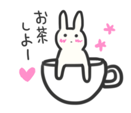 Bunny in love ! 2 sticker #9899729