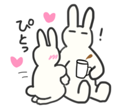 Bunny in love ! 2 sticker #9899743