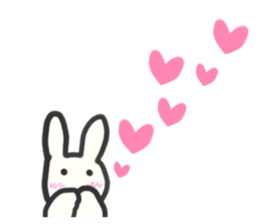 Bunny in love ! 2 sticker #9899748