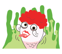 WoonWoon,Jelly Head Goldfish sticker #9899925