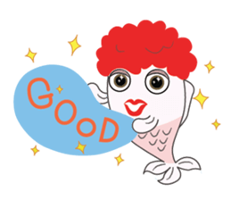 WoonWoon,Jelly Head Goldfish sticker #9899931