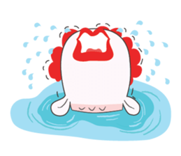 WoonWoon,Jelly Head Goldfish sticker #9899935