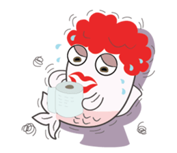 WoonWoon,Jelly Head Goldfish sticker #9899941