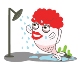 WoonWoon,Jelly Head Goldfish sticker #9899943