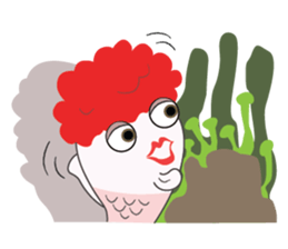 WoonWoon,Jelly Head Goldfish sticker #9899946