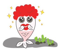 WoonWoon,Jelly Head Goldfish sticker #9899947