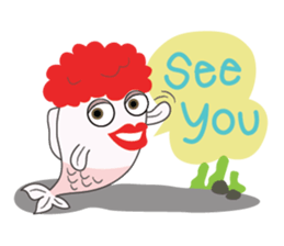 WoonWoon,Jelly Head Goldfish sticker #9899949