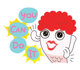 WoonWoon,Jelly Head Goldfish sticker #9899952