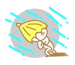 Cat of rainy skies sticker #9900123