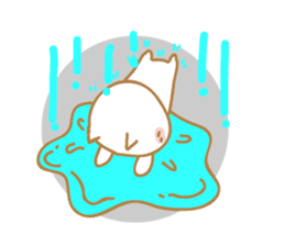 Cat of rainy skies sticker #9900150