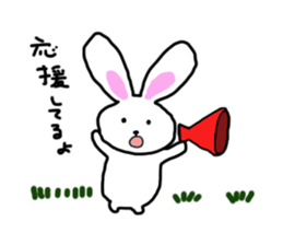 Tennis rabbit sticker #9900591