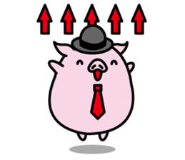 Hat pig 2 sticker #9900851