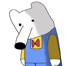 longnose hanaguma(Friends Ver.) sticker #9901254