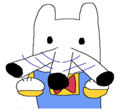 longnose hanaguma(Friends Ver.) sticker #9901255