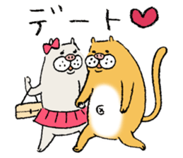 pig cat&me ver.3 sticker #9902290