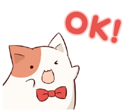 The cat which melts sticker #9902320